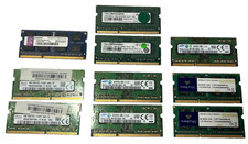 40GB Mixed Lot 10 x 4GB Loptop RAM Memory PC4-17000 PC3-12800 PC3-10600 non-ECC picture