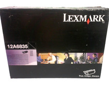 Genuine Lexmark 12A6835 Black Toner Cartridge High Yield T520 T522 X520 X522 New picture