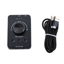 USB Audio Volume Controller Knob Audio Adjuster Video PC Computer Speaker Switch picture