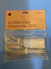 New Apple Macintosh LocalTalk Locking Connector Kit - DIN-8 M2068LL/B Vintage picture