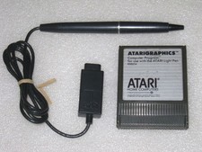 Vintage Atari CX75 Light Pen w/AtariGraphics Cartridge 400 800 Computer Tested picture