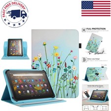 Flower Grass 360° Kickstand Case for 7-8 Inch Tablets - Stylish and Protective picture