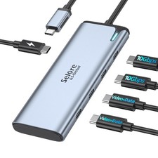 Selore USB C Splitter with Dual C Video Hub, C Hub  picture