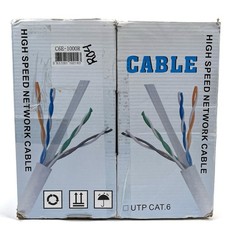 High Speed Network CAT6 Ethernet Cable UTP CMR 23AWG Solid Red High Quality READ picture