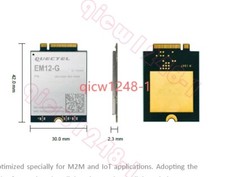 1PCS NEW Quectel EM12-G CAT12 Modem m.2 (NGFF)  with 4 Pigtail Adapters  picture