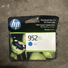 HP 952XL Cyan High-Yield Ink Cartridge Original New & Sealed Exp Dec 2025 picture