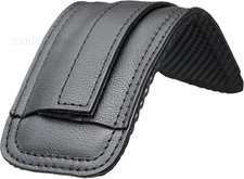 Full Grain Leather Shoulder Strap - Replacement Bag Straps for Black Pad picture