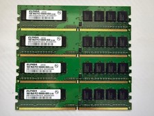 Elpida 4GB (4x1GB) DDR2 800MHz PC2-6400U Desktop RAM Lot EBE10UE8ACWA-8G-E picture