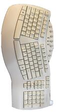 Perixx PERIBOARD-512 Wired Split Keyboard Multimedia Keys Integrated Palm, White picture