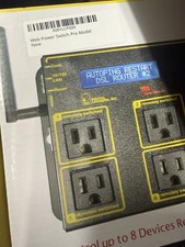 DLI Web Power Switch Pro 8-Outlet Remote Power Controller 120V 15A NEMA 5-15R picture