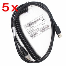 5PC 9FT Coiled USB Cable For Honeywell Metrologic MS7120 MS9540 MS9520 Reader picture