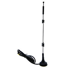 12dBi Dual Band WiFi Antenna Booster Magnetic Base RP-SMA Male No Pin Connector picture