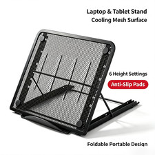 Portable Foldable Laptop Stand Lightweight Aluminum Riser 10-14