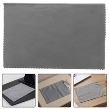 Dark Grey Microfiber Cleaning Cloth for Electronics Reusable Dust Removing Cloth picture