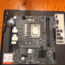MSI PRO H610M-G WIFI MicroATX LGA1700 DDR5 Motherboard + Core i7-13700 picture