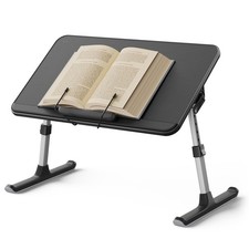 SAIJI Book Stand for Reading Hands Free with Page Paper Clips in Bed,Laptop D... picture