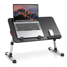 Laptop Desk Table, SAIJI Adjustable Laptop Stand, Portable Lap Desks with Foldab picture