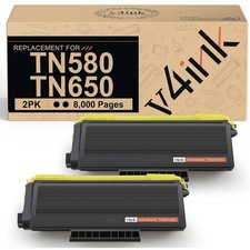 TCT 2PK TN650 Black Compatible Toner For Brother HL 5340d 5370dw MFC 8480dn picture