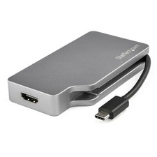 StarTech USB Type C to HDMI VGA DVI Or Mini DisplayPort Adapter - Space Gray picture