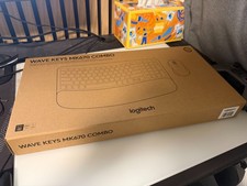 Logitech Wave Keys MK670 Wireless Ergonomic Keyboard and Mouse Combo New Sealed picture