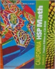 Harcourt California HSP Math: Student Edition Grade 2 PC MAC CD textbook CD-ROM picture