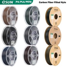 eSUN Carbon Fiber PLA 3D Printer Filament 1KG 1.75MM Fast Printing High-strength picture