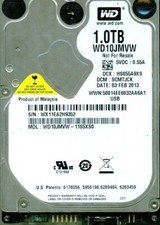 WD10JMVW-11S5XS0  DCM: SCMTJCK, WESTERN DIGITAL USB3 1TB  WX11 FEB 2013 picture