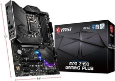 MSI MPG Z490 GAMING PLUS LGA 1200 Intel Z490 ATX Intel Motherboard picture