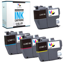 4pk LC401 LC-401 Ink Cartridges for Brother MFC-J1010DW MFC-J1012DW MFC-J1170DW picture