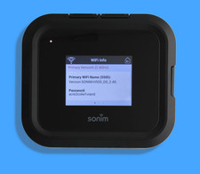 UNLOCKED / VERIZON SONIM H500V HOTSPOT MODEM MOBILE WI-FI BLACK picture