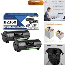 UniVirgin 2 Pack Compatible B2360 High Yield 8500 Pages Toner Cartridge M11XH picture