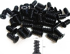 100Pcs Computer Cooling Fan Mount Screws, M5X10 Black - Fits 70Mm to 140Mm Fans picture