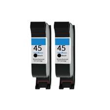 5 Pack Compatible HP45 Black Ink Cartridge 51645A for 710c 830c picture