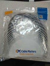 Cable Matters Cat 6 UTP 24 AWG Ethernet Patch Cable 5 Feet 160001 BLK 5x5 picture