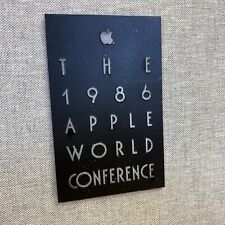 SELLER EXCLUSIVE _ 1986 Apple WORLD CONFERENCE notebook binder - almost 40 yrs picture