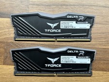 TEAMGROUP T-Force Delta R RGB 16GB (2x8GB) DDR4-3200 CL16 RAM TF3D48G3200HC16FBK picture