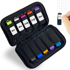 10 Slots Neoprene USB Flash Drive Case with 20 Identification Labels,Anti-Static picture