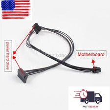 For Dell 3250 3268 3650 3653 Mini 6P to 2 SATA 15P Power Supply Splitter Cable picture