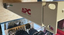 APC AP9211 MasterSwitch PDU 8-Outlet. SNMP Card 9606. Powers Up. Untested. picture