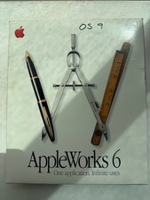 Apple AppleWorks 6 Software Box Set for Mac OS X M8389LL/B- Complete /w inserts picture