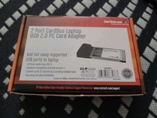 StarTech.com 2 Port CardBus Laptop USB 2.0 PC Card Adapter - USB adapter picture