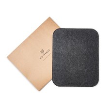 Premium Felt Mouse Mat 8.66x11 Inch Slim Mouse Pad NonSlip Gaming Dark Gray picture