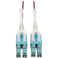 Tripp Lite 5M 10Gb Duplex Multimode 50/125 OM4 LSZH Fiber Patch Cable, Magenta picture