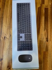QUASIO MK698 Ergonomic Wireless Keyboard Mouse Combo Bluetooth - New/Open Box picture