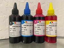 Premium Dye Bulk refill ink for HP inkjet printer 4 colors picture