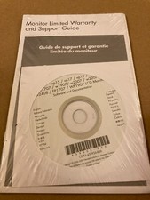 Hewlett-Packard Monitor Limited Warranty And Support Guide & CD Kit439956-B26 picture