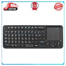 Rii K06 Backlit Mini Wireless Keyboard 2.4G BT with IR Learning for Fire Stick picture