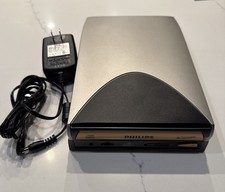 Philips CDRW400 External USB CD‑RW Drive 4x Write 4x Rewrite PCRW464 MK2 Used picture