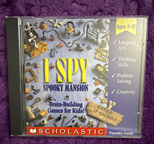 Scholastic I Spy Spooky Mansion Kids Brain-Building Game CD-ROM Windows/Mac picture