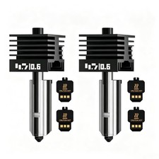 Biaysan Bamboo Lab 0.6mm High Flow Nozzle Bambu Lab P2S / H2D 2 Packs Brass picture